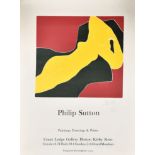 Philip Sutton (1928- ) British. Court Lodge Gallery Exhibition Poster, Signed and numbered 23/25