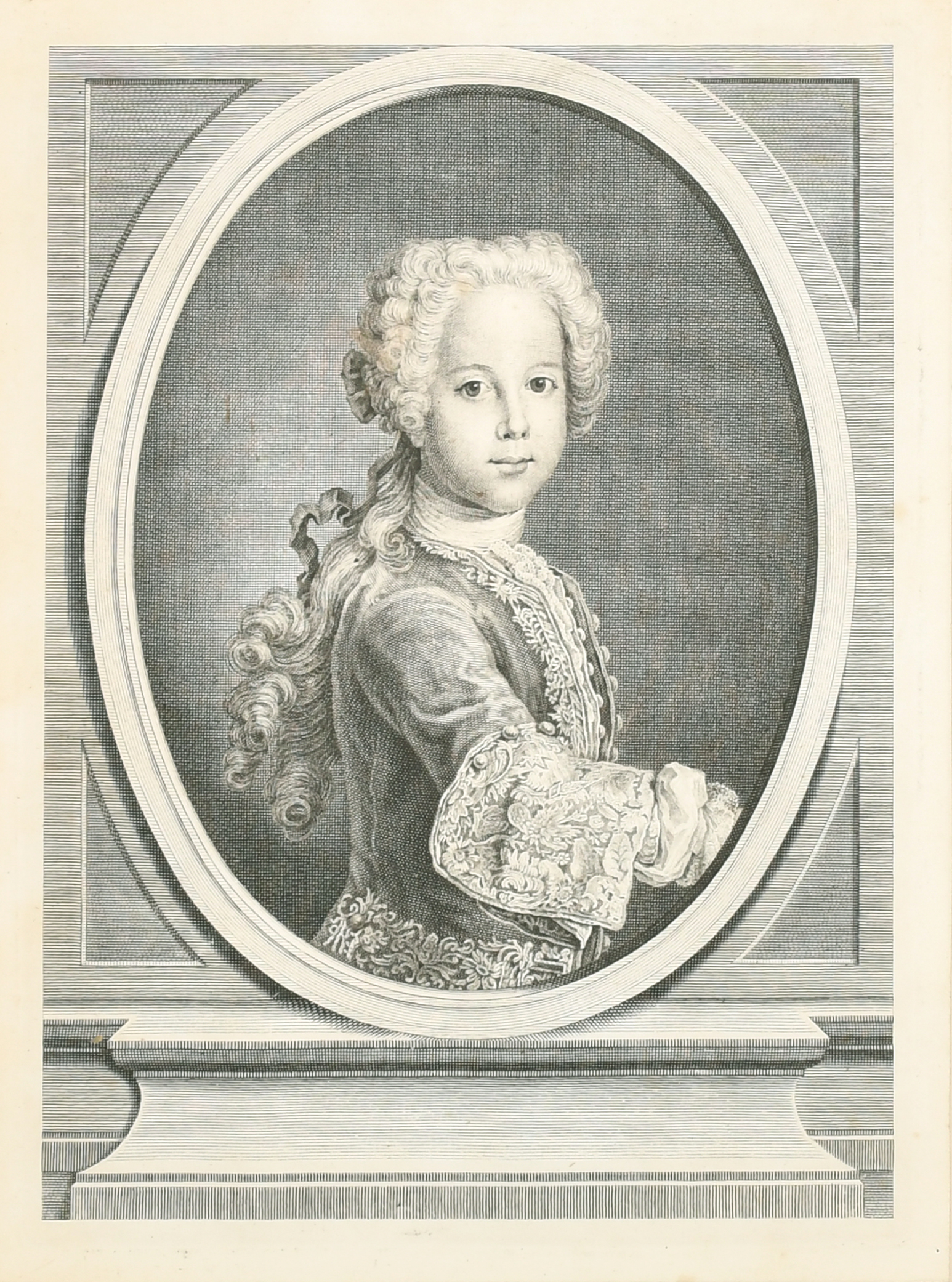 After Antonio David (1698-c1750) Italian. 'Henry Benedict Maria Clement Stuart, Cardinal of York',