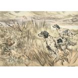 Henry Wilkinson (1921-2011) British. Setters on Grouse, Etching, Signed and numbered 11/160 in