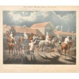 Henry Alken (1774-1850) British. "The First Steeple-Chase on Record", Engraved by J Harris, Publishe