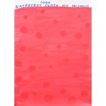 David Shrigley (1968- ) British. "Raspberry Soda Cured My Insanity", Lithograph, Unframed, 27.6"