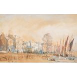 Francis Dodd (1874-1949) British. Richmond on Thames, Watercolour and gouache, Signed and dated 1906