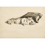 Cecil Aldin (1870-1935) British. "Susan The Pekinese", Etching, Signed and numbered 27/100 in pencil