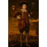 20th Century English School. Portrait of Sir Nicholas Crispe, 1st Baronet (c.1599-1666), Oil on canv