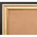 20th Century English School A Painted Composition Frame, with a gilt inner edge, rebate 41.5" x
