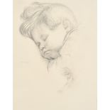 Robert Sargent Austen (1895-1973) British Sleeping Child, Pencil, Signed and dated Mar 2nd '35 i