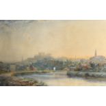 Wycliffe Egginton (1875-1951) British "Exeter, Early Morning", Watercolour, Signed, and inscribe
