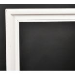 20th Century English School A White Painted Frame, rebate 38" x 32" (96.6 x 81.3cm) and two othe