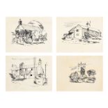 David Collins (20th Century) British A Collection of Drawing for Shell-Mex and BP Ltd, circa 195