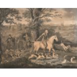 After Thomas Weaver (1774-1843) British "John Corbet Esq and His Fox Hounds", Engraved by Richar