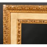 19th Century English School A Gilt Composition Watts Style Frame, with the plate painted, rebate