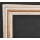 20th Century English School A Painted Frame, with a gilt top edge, rebate 49.5" x 39.5" (125.7 x