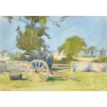 Stewart Carmichael (1867-1950) British. "The Cider Cart", Watercolour, Signed with monogram and