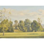 Philip Douglas Maclagan (1901-1972) British. A Summer Landscape, Oil on board, Inscribed on a certif