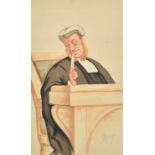 Leslie Matthew Ward 'Spy' (1851-1922) British. "Popular Judgment", A Vanity Fair Print, Unframed 12.