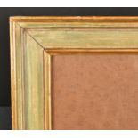 20th Century English School. A Gilt and Painted Frame, with inset glass, rebate 20.5" x 17" (52.1 x