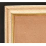 20th Century English School. A Painted Composition Frame, with a gilt inner edge, rebate 41.5" x 29.