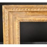 18th Century English School. A Carved Giltwood Gadroon Frame, rebate 21.25" x 14.75" (53.9 x 37.5cm)