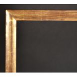 Alexander G Ley & Son. A Gilt Composition Frame, with a black inner edge, rebate 46.5" x 31.5" (118.