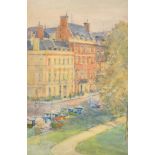 William Benjamin Chamberlin (1858-1937) British. "St James's Square, London", Watercolour, Signed wi