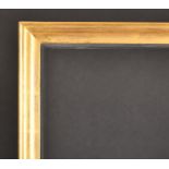 Alexander G Ley & Son. A Gilt Composition Frame, with a black inner edge, rebate 35" x 28" (88.9 x 7