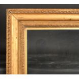 Early 19th Century English School. A Carved Giltwood Frame, with inset glass, rebate 36" x 28" (91.5