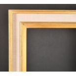 20th Century English School. A Gilt and Fabric Seago Frame, rebate 30" x 21" (76.2 x 53.3cm)