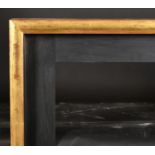 Alexander G Ley & Son. A Gilt Composition Frame, with a black slip, rebate 34.5" x 25" (87.6 x 63.5c