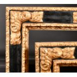 20th Century English School. A Pair of Gilt and Painted Composition Frames, rebate 23.5" x 17.75" (5