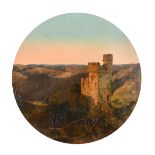 William James Blacklock (1816-1858) British. A Watchtower, possibly in Cumbria, Oil on canvas,