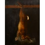 Attributed to Benjamin Blake (c.1757-c.1830) British. A Hanging Hare, Oil on canvas, 33" x 24" (83.8