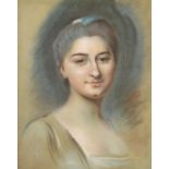 Early 19th Century French School. Portrait of a Lady, believed to be Mademoiselle de Lespinasse,