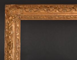 20th Century English School. A Gilt Composition Frame, with swept centres and corners, rebate 65.