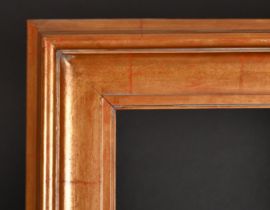 20th Century English School. A Gilt and Red Ground Frame, rebate 36" x 24" (91.5 x 61cm)