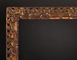 19th Century Italian School. A Carved Painted and Gilded Frame, rebate 31.75" x 25.5" (80.6 x 64.