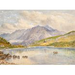 A Macdougall (19th-20th Century) British. 'Loch Coruisk, Skye', Watercolour, Signed, 20" x 26" (50.8