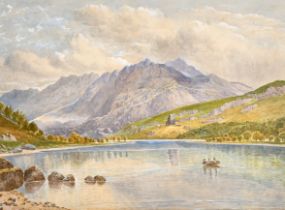 A Macdougall (19th-20th Century) British. 'Loch Coruisk, Skye', Watercolour, Signed, 20" x 26" (50.8
