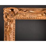 Late 18th Century English School, A Carved Giltwood Frame with swept and pierced centres and