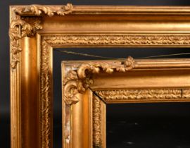 Early 19th Century English School. A Near Pair of Gilt Composition Hollow Frames (different