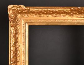 20th Century English School. A Gilt Composition Frame with swept centres and corners, rebate 30" x
