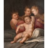 After Rafaello Sanzio da Urbino 'Raphael' (1483-1520) Italian. Children Watching a Sleeping Baby,