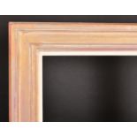 20th Century English School. A Gilt Frame with red ground and white slip, rebate 30" x 20" (76.2 x