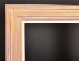 20th Century English School. A Gilt Frame with red ground and white slip, rebate 30" x 20" (76.2 x
