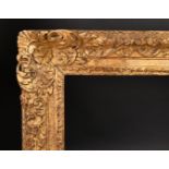 18th Century English School. A Carved Giltwood Chippendale Frame, with swept and pierced centres and
