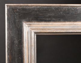 20th Century English School. A Black and Silver Composition Frame, rebate 30.25" x 24.25" (76.8 x