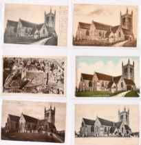 Two large albums of approximately 650 early 20th century postcards relating to Farnham, including