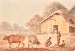 19th Century English School. A Large Quantity of Watercolours relating to India, including