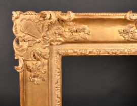 20th Century English School. A Gilt Composition Frame, with swept centres and corners, rebate 34.