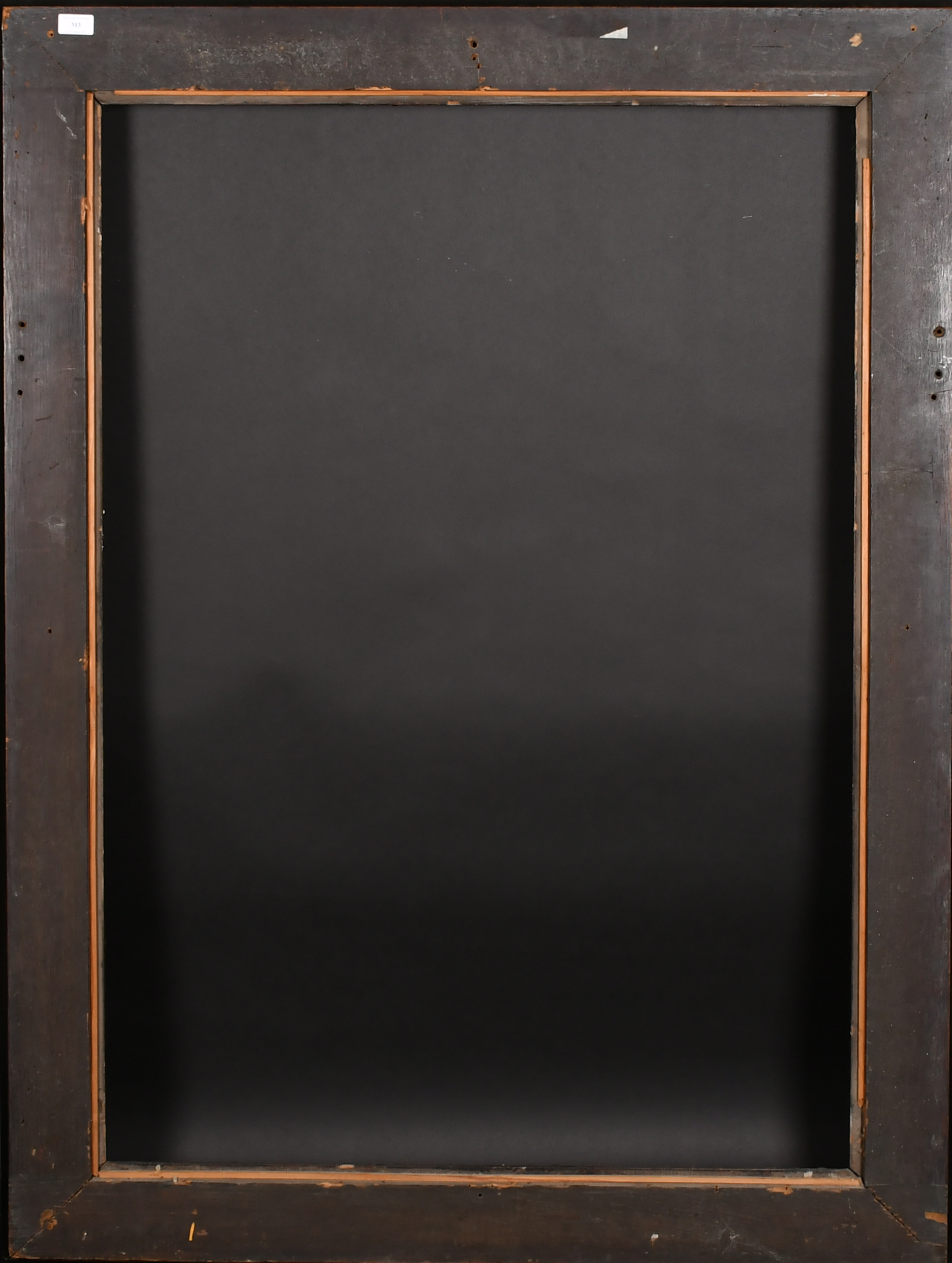 20th Century European School. A Black Frame, with gilt inner edge, rebate 47.5" x 34.5" (120.7 x - Image 3 of 3