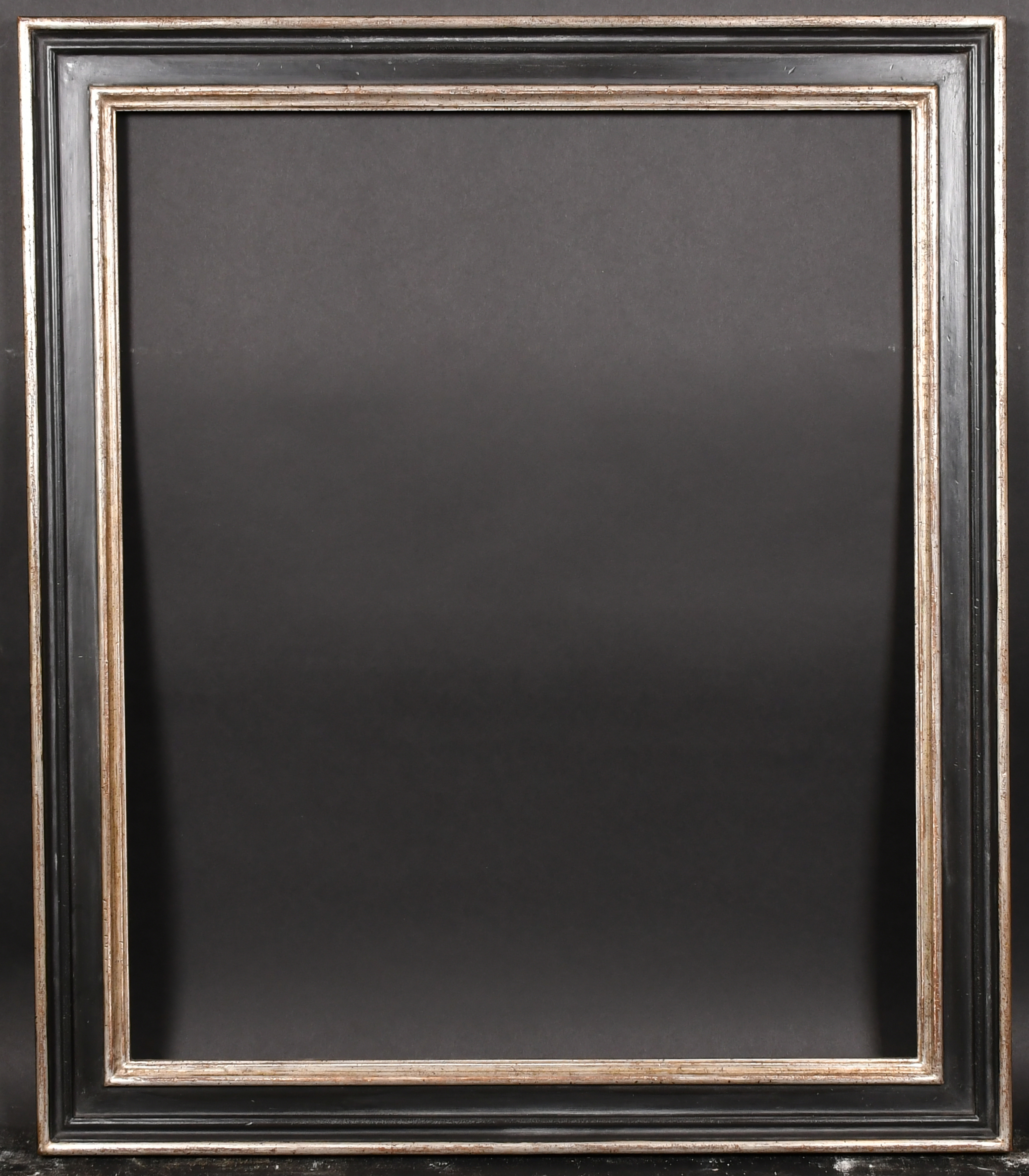 20th Century English School. A Black and Silver Composition Frame, rebate 29.75" x 24.75" (75.6 x - Image 2 of 3